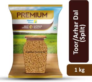 Premium Unpolished Toor/Arhar Dal (Split) by Flipkart Grocery