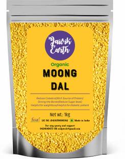 jaivikearth Organic Yellow Moong Dal (Split) (split moong dal 1kg)