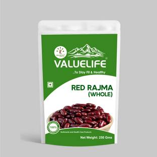 Value Life Red Rajma (Whole) (100% Vegan, Unpolished, Gluten Free and No Pesticides)