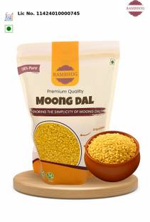 RAMBHOG Organic Yellow Moong Dal (Whole)