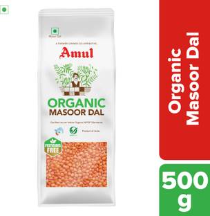 Amul Organic Masoor Dal (Whole)