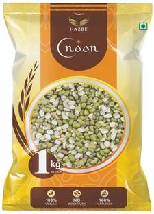 HAZBE Unpolished Green Moong Dal (Split)