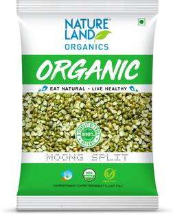 Natureland Organics Green Moong Dal (Split/Chilka)