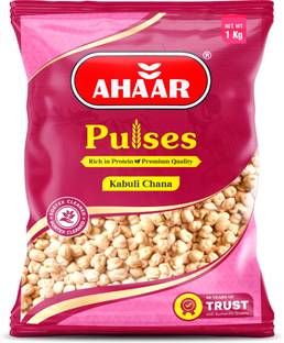 Ahaar White Kabuli Chana (White Chickpeas (Whole))