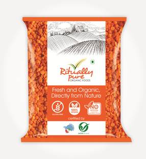 Ritually Pure Organic Red Masoor Dal (Split)