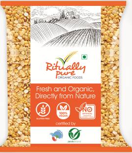 Ritually Pure Organic Yellow Toor/Arhar Dal (Split) (Sambhar Dal)