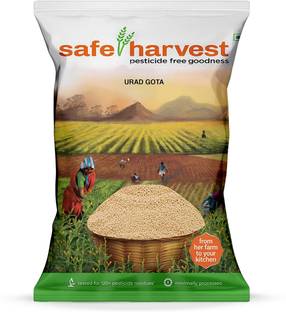 safe harvest White Urad Gota (Whole) (Pesticide Free)