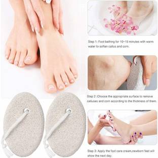 MSDOLLAR Combo of Pumice Stone for foot dead skin removal Pack of 2 (Multicolor)