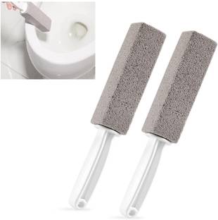 LAKSHMINARAYAN SALES 2PCS Pumice Stone for Toilet Cleaning with Handle, Tile,bathroom Cleaner Brush
