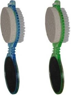 JKB TRADERS 4in1 Pedicure Paddle Brush with Pumice Stone