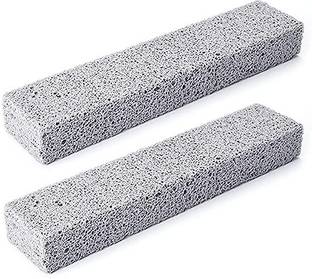 INOBARN 2 Pcs Natural Lave Pumice Stone for Toilet Bowl, Kitchen Sink, Grill, Bathroom