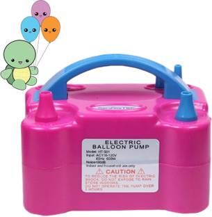 Signstek Portable Dual Nozzle Electric Balloon Blower Balloon, Inflatable Furniture Pump