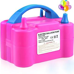 Jeevan jyoti agency Electric Balloon Air Blower Pump Portable Inflator Dual Nozzle Machine J13 Balloon Pump