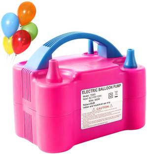 Jeevan jyoti agency Air Balloon Pump Electric, Portable Inflator Dual Nozzle Machine J1 Balloon Pump