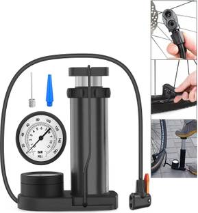 AJRO DEAL Mini Bike Floor Pumps Portable Bicycle Tire Pump Foot Activated Air Pump 230 psi Ball, Balloon, Basketball Pump, Bicycle, Football Pump, Motorcycle, Volleyball Pump, Float, Car Pump
