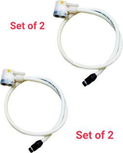 MADHAV Multifunctional Pump Pipe with Nozzle,Set of2,Strong Rubber Material,airpumppipe Bicycle Pump