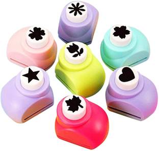 FATFISH diy art & craft punch kit for school projects (designs as per stock) Punches & Punching Machines