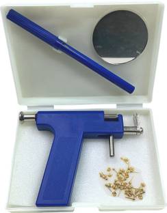 EPITECH MART Ear Gun Machine 1 Gun, 1 Marker, 1 Glass, 24 Pc Stude Punches Permanent Tattoo Kit