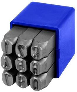 Kirti NDT Number Punch Set 6mm (1/4 iNCH) 0 TO 9 Number Punches & Punching Machines