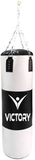 VICTORY Unfilled Canvas Premium 3 Feet Punching Bag Boxing Bag For Men & Women Hanging Bag