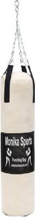 Monika Sports 2.5 Feet Unfilled Heavy Canvas /Punching Bag With Hanging Chain Standing Bag