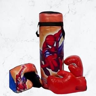 Harsimran Spiderman Super Toy Boxing Kit - Ultimate Boxing Training for Kids 3 to 7 Years Hanging Bag