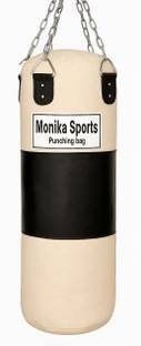 Monika Sports 3 Feet Unfilled Heavy Punching bag With Hanging chain Hanging Bag