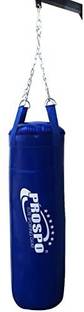 PROSPO Synthetic Leather Heavy Bag with Heavy Duty Chain (36 inch Unfilled) Hanging Bag