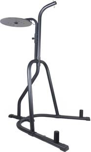 KOBO Double Station, Heavy Duty Boxing Stand, Adjustable Speed Ball and Punching Bag Hanging Bag