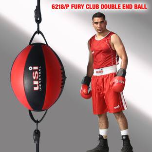 usi Punching Bag , Boxing Bag , LEATHER Double Ended Bag