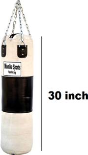 Monika Sports Boxing Punching Bag / 2.5 Feet Heavy Unfilled Punching Bag With Hanging Chain Hanging Bag