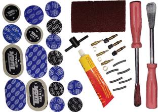 Whoo Cycle Bicycle Burst and Puncture or Swimming Tube Repairing Complete kit- 40 pcs/Components Tubed Tyre Puncture Repair Kit