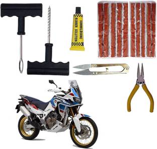 ZOVNA ZV66 5 in 1 Universal Tubeless Tire Puncher Kit Tyre Puncture Kit for car & bike Tubeless Tyre Puncture Repair Kit