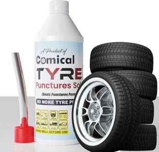 COMICAL Tubeless Tire Sealant | Anti Puncture Liquid for Bike & Car Tyres Tubeless Tyre Puncture Repair Kit