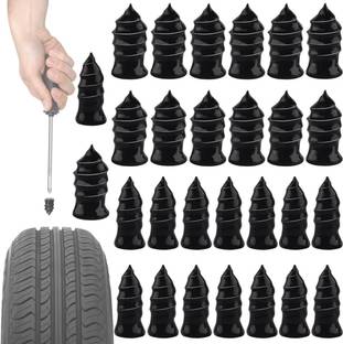 TROVEXX 10 Pcs Tire Repair Rubber Screws, Car Motorcycle Fast Tire Puncture Tools Tubeless Tyre Puncture Repair Kit