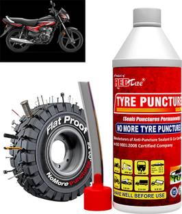 Redtize KJHG Tire Sealant | Anti Puncture Liquid for Bike & Car Tubeless Tyre Puncture Repair Kit