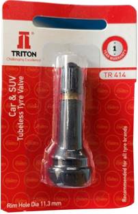 PRIDE Triton TR414 TUBELESS VALVES for CAR TYRE Pack of 2 pcs Tubeless Tyre Puncture Repair Kit