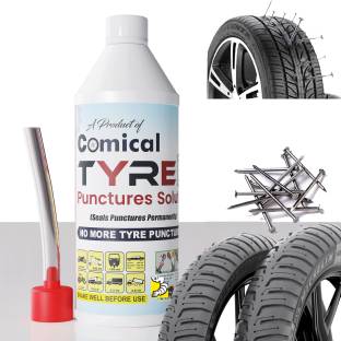 COMICAL Tire Sealant | Anti Puncture Liquid for Bike & Car Tyre Pack Of 1 Tubeless Tyre Puncture Repair Kit