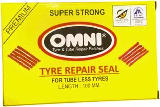 GANESHA INDUSTRIES Omni Tubeless tyre Puncture Repair Strips 25pcs Tubeless Tyre Puncture Repair Kit