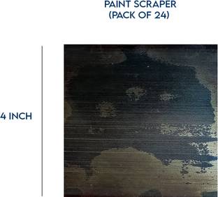 LXMI 4 Inch Stainless Steel Paint Scraper, Removing Wallpaper, Applying Putty Flexible Putty Knife