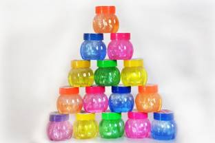 Crystal zone Set of 6 Pcs Crystal Watermelon Clay Soft Slime Multicolor Putty Toy