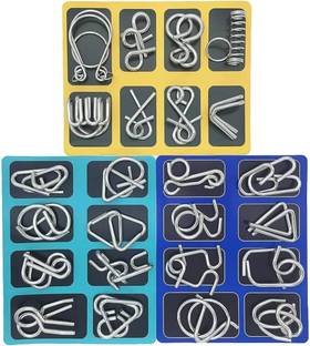 MY BABY LOVE A PERFECT CARE Metal Puzzles Brain Teaser , Metal Puzzle Toys for Gift, Disentanglement Puzzle