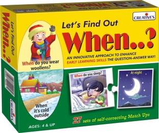 Creative Educational Aids Let's Find Out When... (54 Pieces)