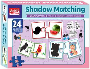 Ankit Toys & Games Shadow Matching Jigsaw 2-Piece Puzzle