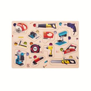 BitFeex Power Tools Equipments Puzzle for Kids - Mind Puzzle for Brain Improvement