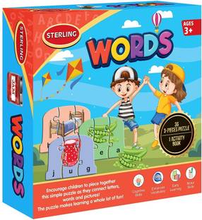 Sterling New Horizons Private Limited | Words For Kids | 3+Years | Gift Set | Activity Book
