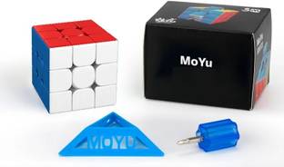 D ETERNAL MoYu Meilong Magnetic Cube 3x3 3M Stickerless Magic Speed Magnet Cube Puzzle