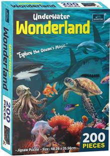 BOOKFORD Underwater Wonderland Jigsaw Puzzle Game & Fun and Learning