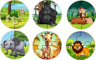 Craftzo Learning Animal Puzzle For Kids, Educational Puzzle Game For Kids
