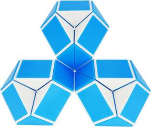 ZESTHOME Magic Snake Puzzle Cube - Build Hundreds of Shapes with One Puzzle